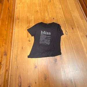 Black bliss definition shirt